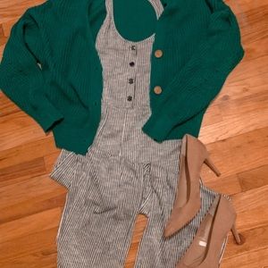 Green cardigan